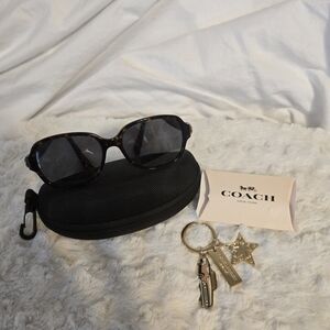 Coach Tortoise Shell Sunglasses with Black Case